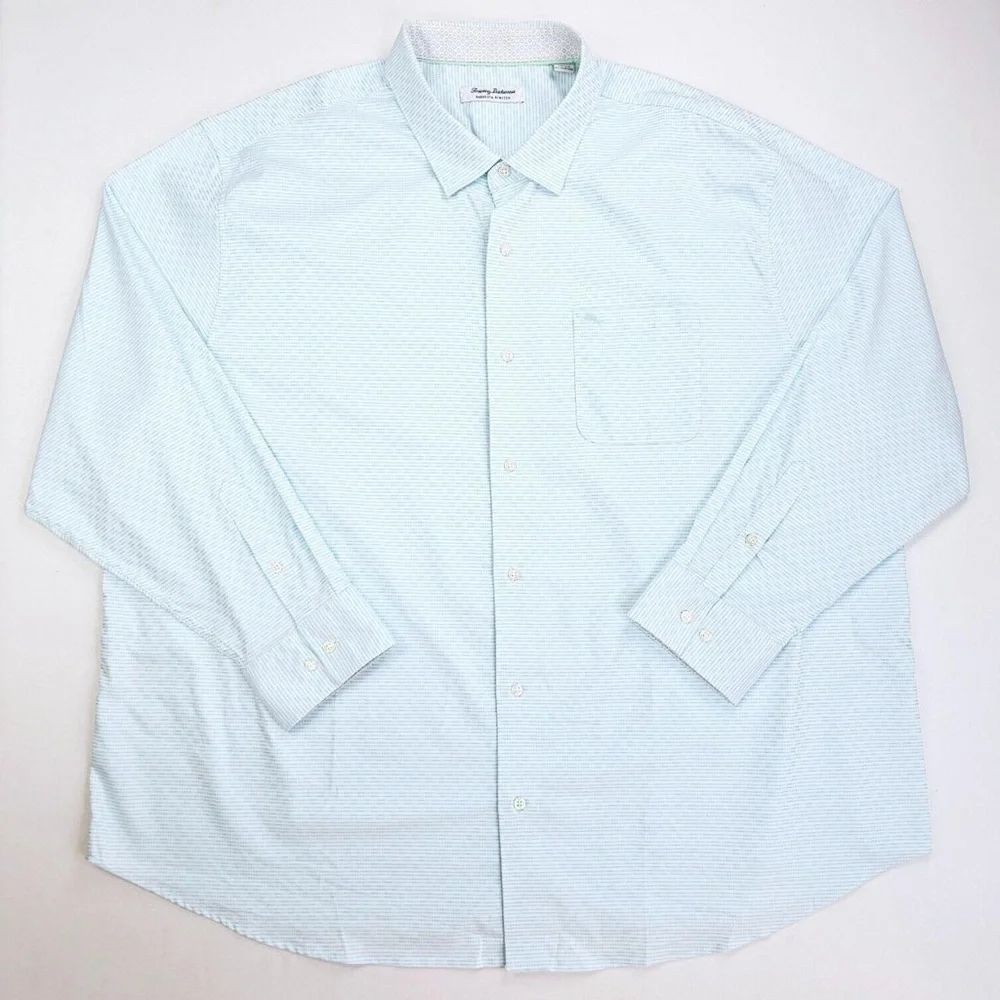 TOMMY BAHAMA SARASOTA STRETCH VENTURA ISLES ISLANDZONE STRIPE SHIRT - Picture 1 of 5